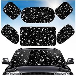 6 Pieces Car Windshield Sunshade Cover Set